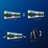 Philips P Line 32:9 SuperWide buet LCD-skærm 499P9H/00