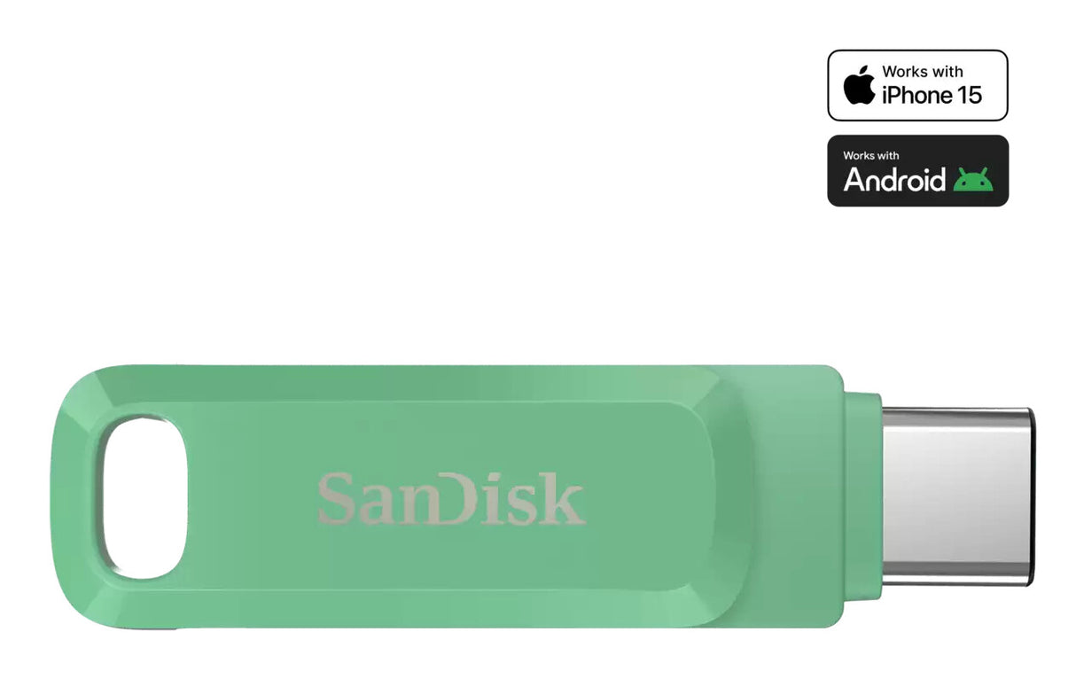 SanDisk Ultra Dual Drive Go USB-nøgle 512 GB USB Type-C 3.2 Gen 1 (3.1 Gen 1) Grøn
