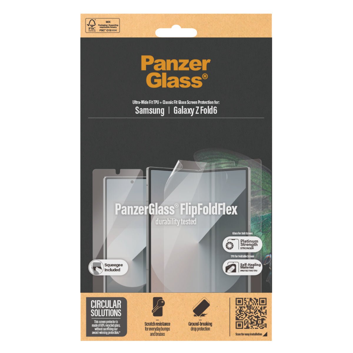 PanzerGlass ® Skærmbeskyttelse Samsung Galaxy Z Fold6 | Glass & Film