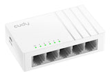 Cudy FS105D netværksswitch Ikke administreret Fast Ethernet (10/100) Hvid