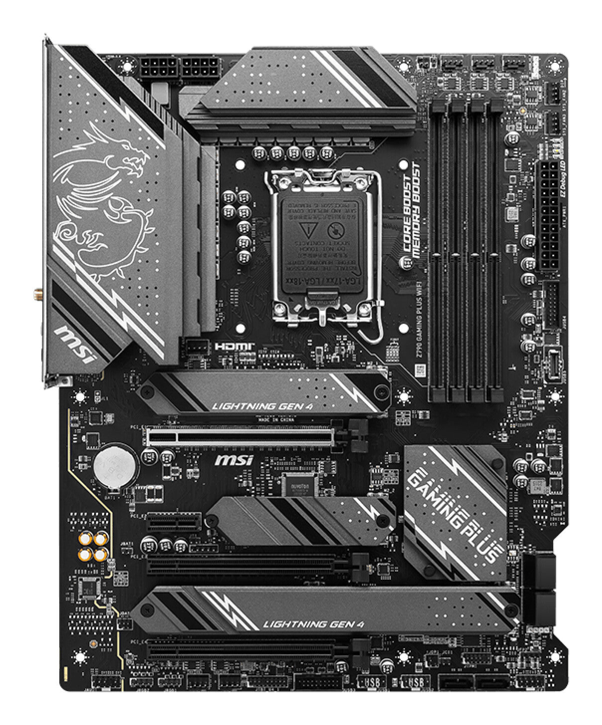 MSI Z790 GAMING PLUS WIFI bundkort Intel Z790 LGA 1700 ATX
