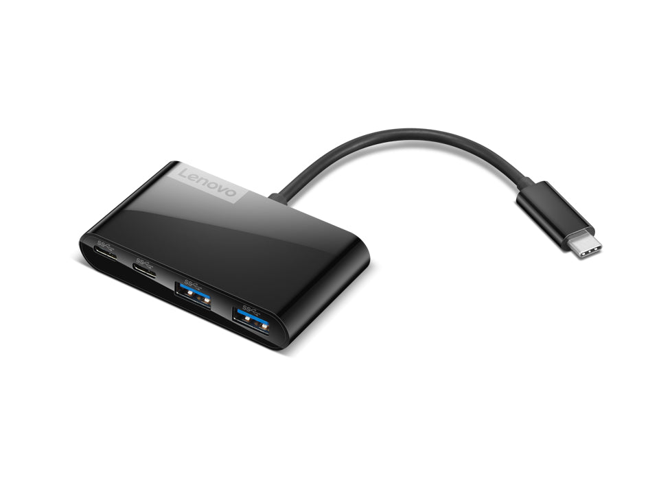 Lenovo GX91L84354 interface hub USB 3.2 Gen 1 (3.1 Gen 1) Type-C 625 Mbit/s Sort