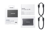 Samsung Portable SSD T7 1 TB USB Type-C 3.2 Gen 2 (3.1 Gen 2) Grå