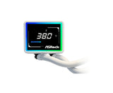 Asrock Challenger 360 Digital ARGB kølesystem 1-pack Hvid 120 mm