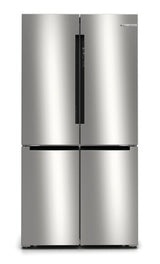 Bosch Serie 4 KFN96VPEA side-by-side køle-fryseskab Fritstående 605 L Rustfrit stål