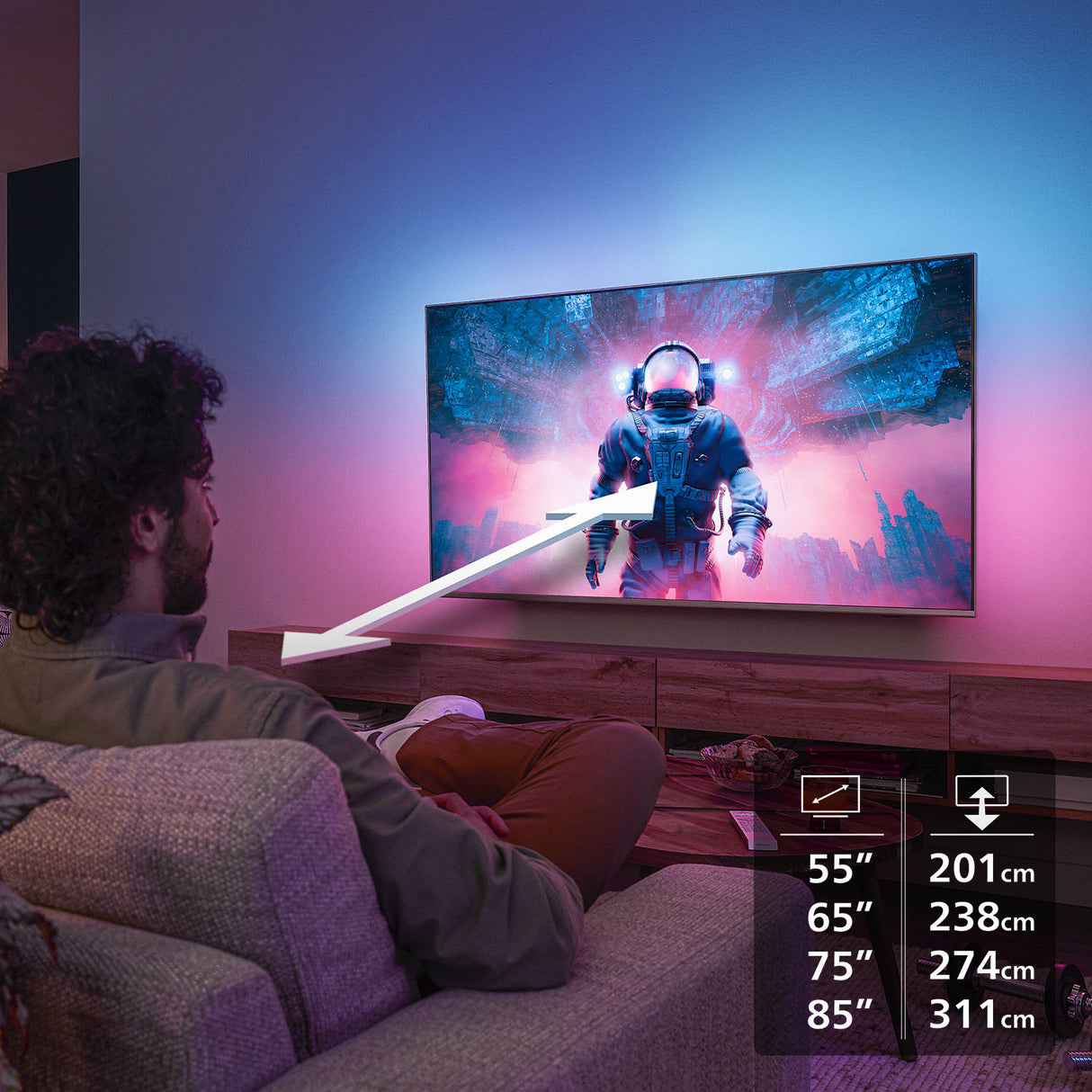 Philips 65MLED910 QD-Mini LED 4K Ambilight TV