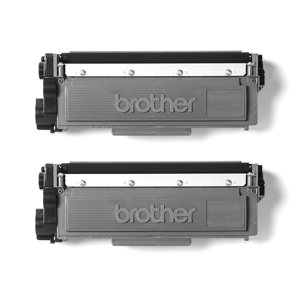 Brother TN-2320TWIN tonerpatron 1 stk Original Sort