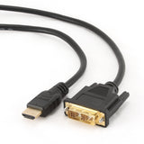 Gembird 5m, HDMI/DVI, M/M DVI-D Sort