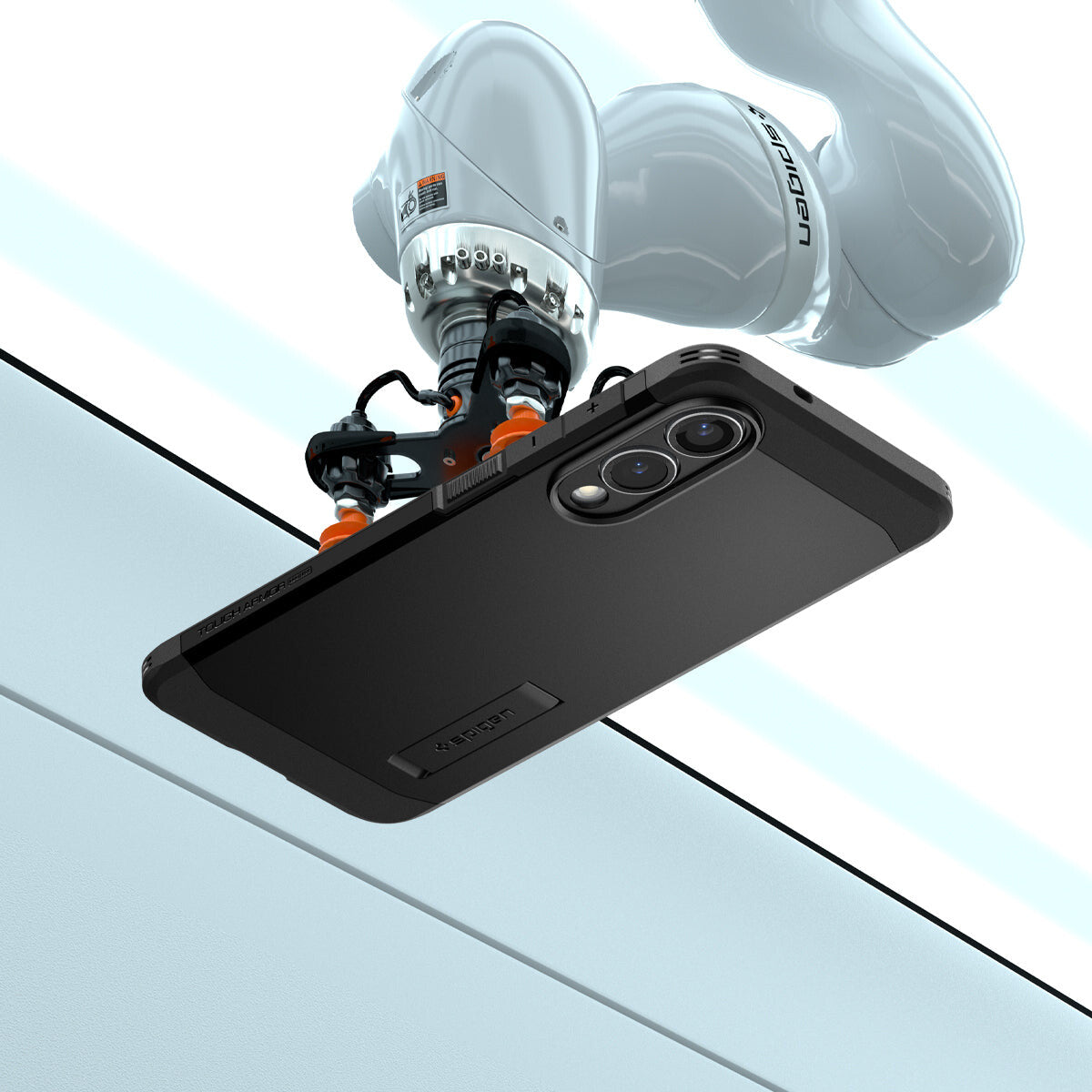 Spigen Tough Armor AI (MagFit) mobiltelefon etui 17 cm (6.7") Cover Sort