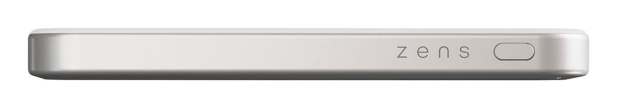 ZENS Pro 1 Slim 5000 mAh Trådløs opladning Hvid