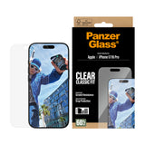 PanzerGlass ® Skærmbeskyttelse iPhone 17 | iPhone 16 Pro | Classic Fit m. EasyAligner