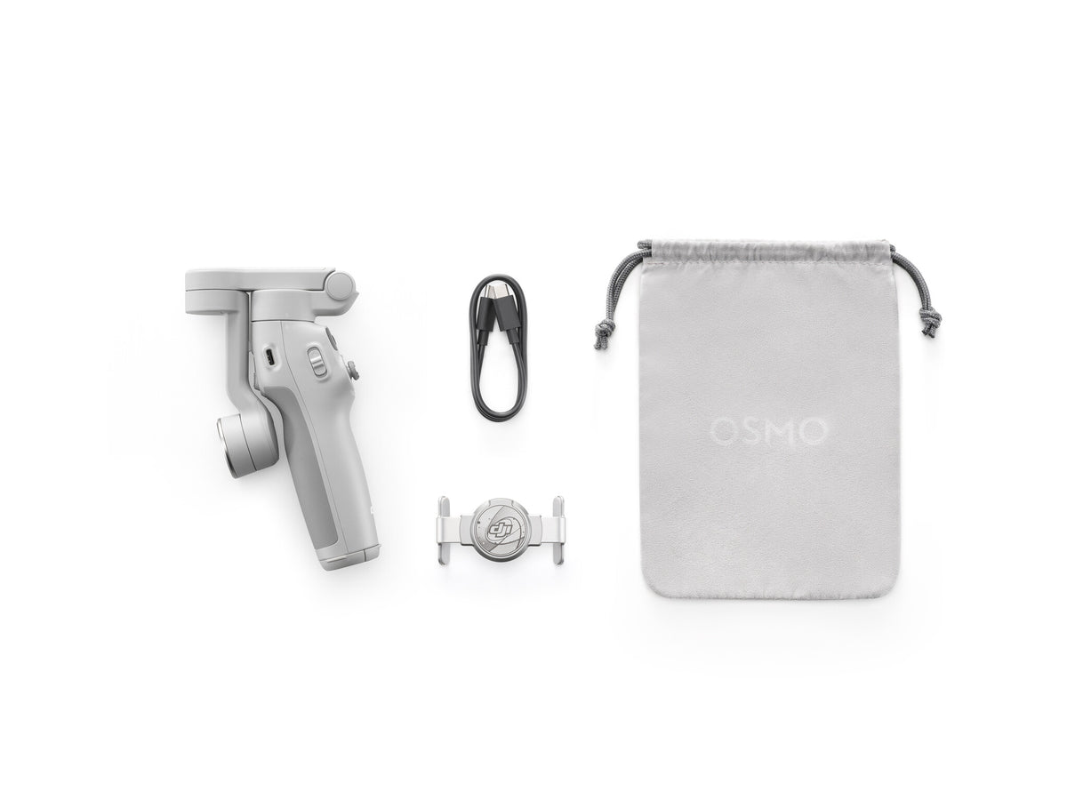 DJI CP.OS.00000406.01 stabilisator til kamera Smartphone kamera stabilisator Hvid