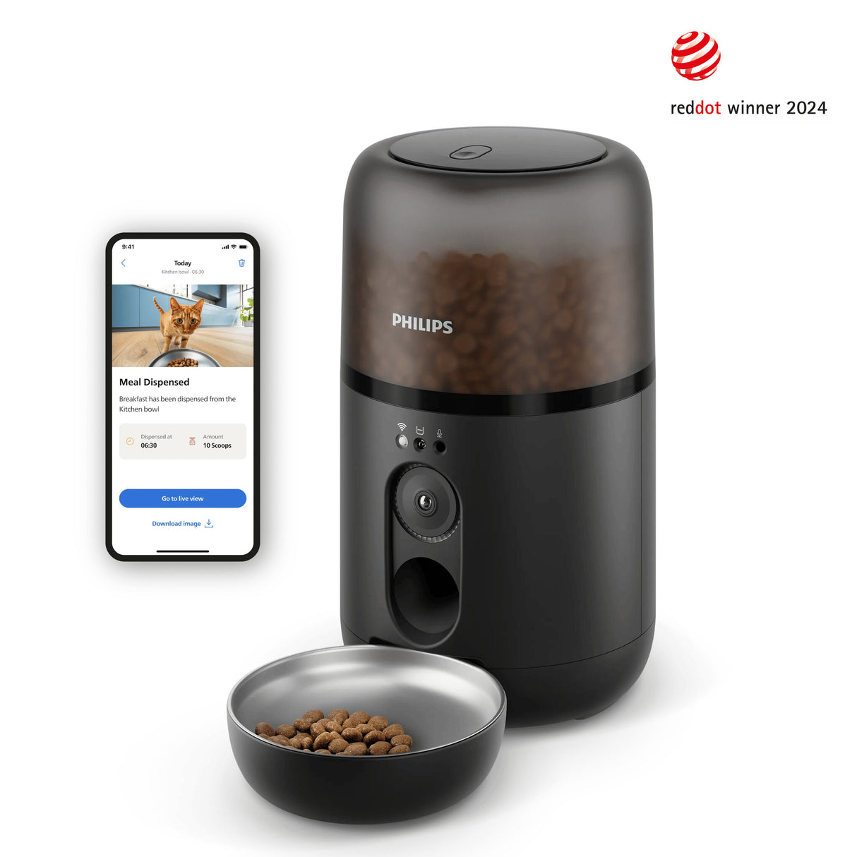 Philips 5000 series Pet Series Smart-foderautomat med kamera (PAW5320/02)