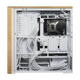 Lian Li Lancool LAN217W computeretui Midi Tower Hvid, Træ