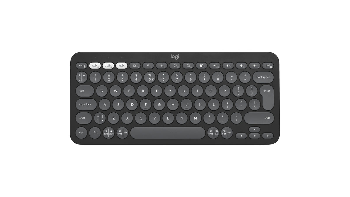 Logitech Pebble Keys 2 K380s Tastatur Saks Trådløs US International