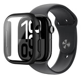 AMAZINGthing IW46RXBK Smart bærbart (wearable) tilbehør Cover Sort Polykarbonat (PC), Hærdet glas