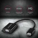 Axagon RVH-VGN videokabel adapter 0,15 m HDMI Type A (Standard) VGA (D-Sub) Sort