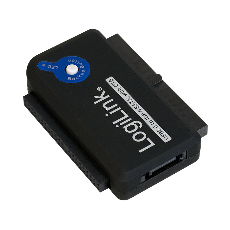 LogiLink Adapter USB 2.0 to 2,5 3,5 Zoll IDE SATA HDD OTB Lagringskontrol