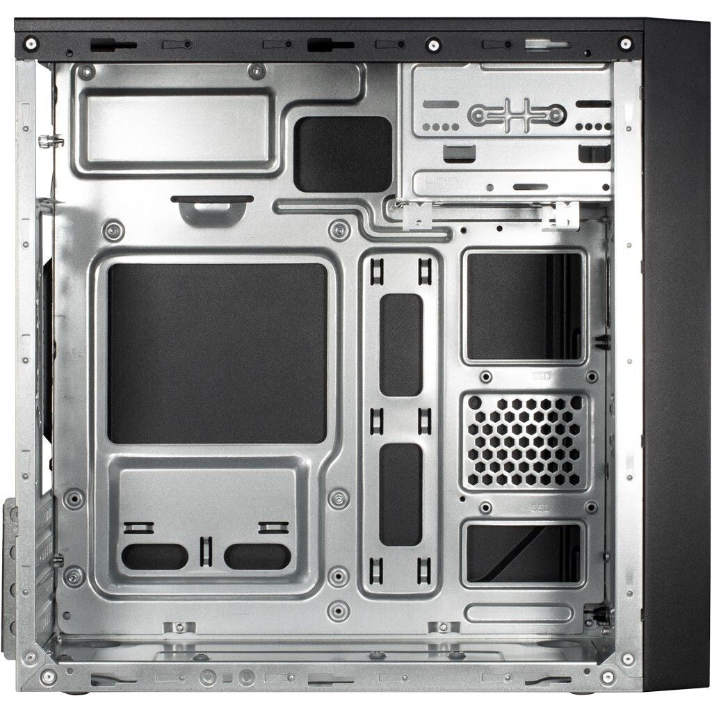 Inter-Tech IT-6505 Reto Tower Micro ATX Sort