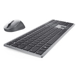 DELL KM7321W tastatur Mus inkluderet Kontor RF trådløs + Bluetooth QWERTY Nordisk Grå, Titanium
