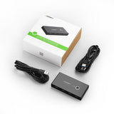 Ugreen 30768 interface hub USB 3.2 Gen 1 (3.1 Gen 1) Type-A 5000 Mbit/s Sort
