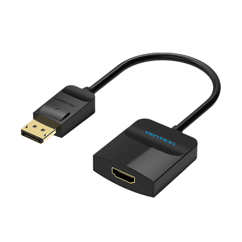 Vention HBGBB videokabel adapter 0,15 m DisplayPort HDMI Sort
