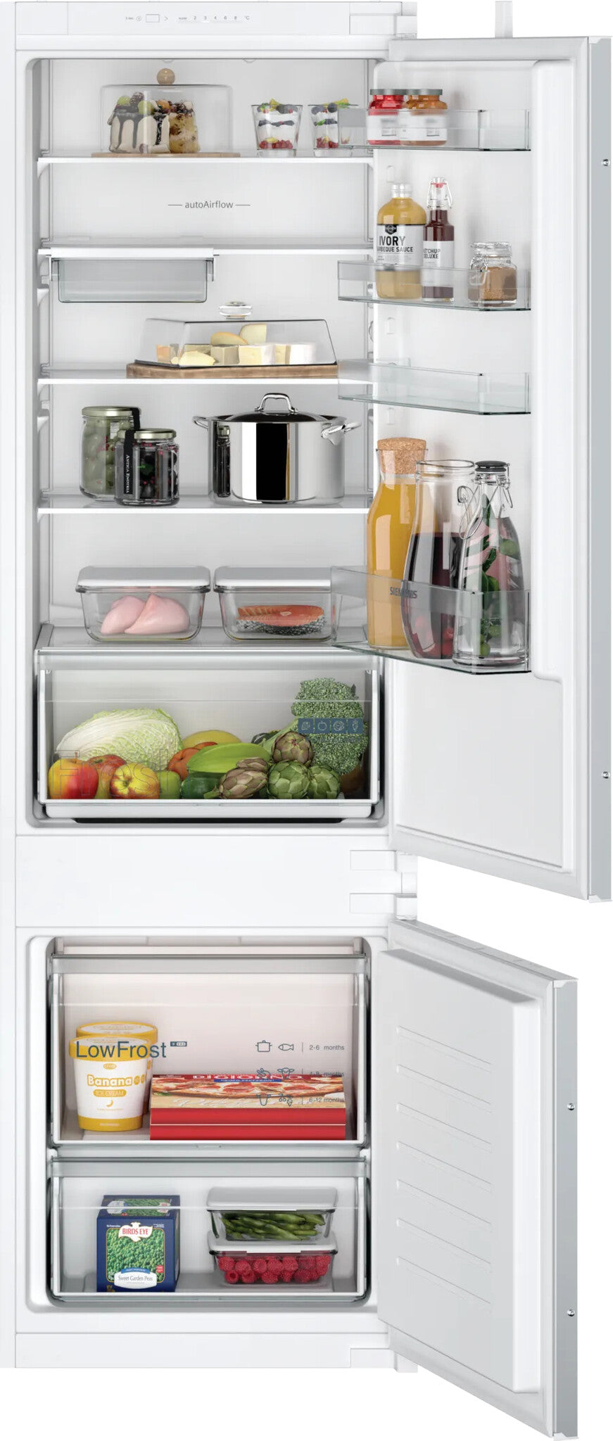 Siemens iQ100 KI87V5SE0 køle-/fryseskab Indbygget 270 L