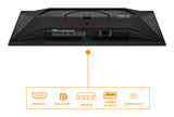 AOC G4 Q27G4SDR computerskærm 67,3 cm (26.5") 2560 x 1440 pixel Quad HD QD-OLED Sort, Rød