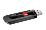 SanDisk Cruzer Glide USB-nøgle 256 GB USB Type-A 2.0 Sort, Rød