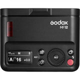 Godox MF12 kameraflash Makro blitz Sort