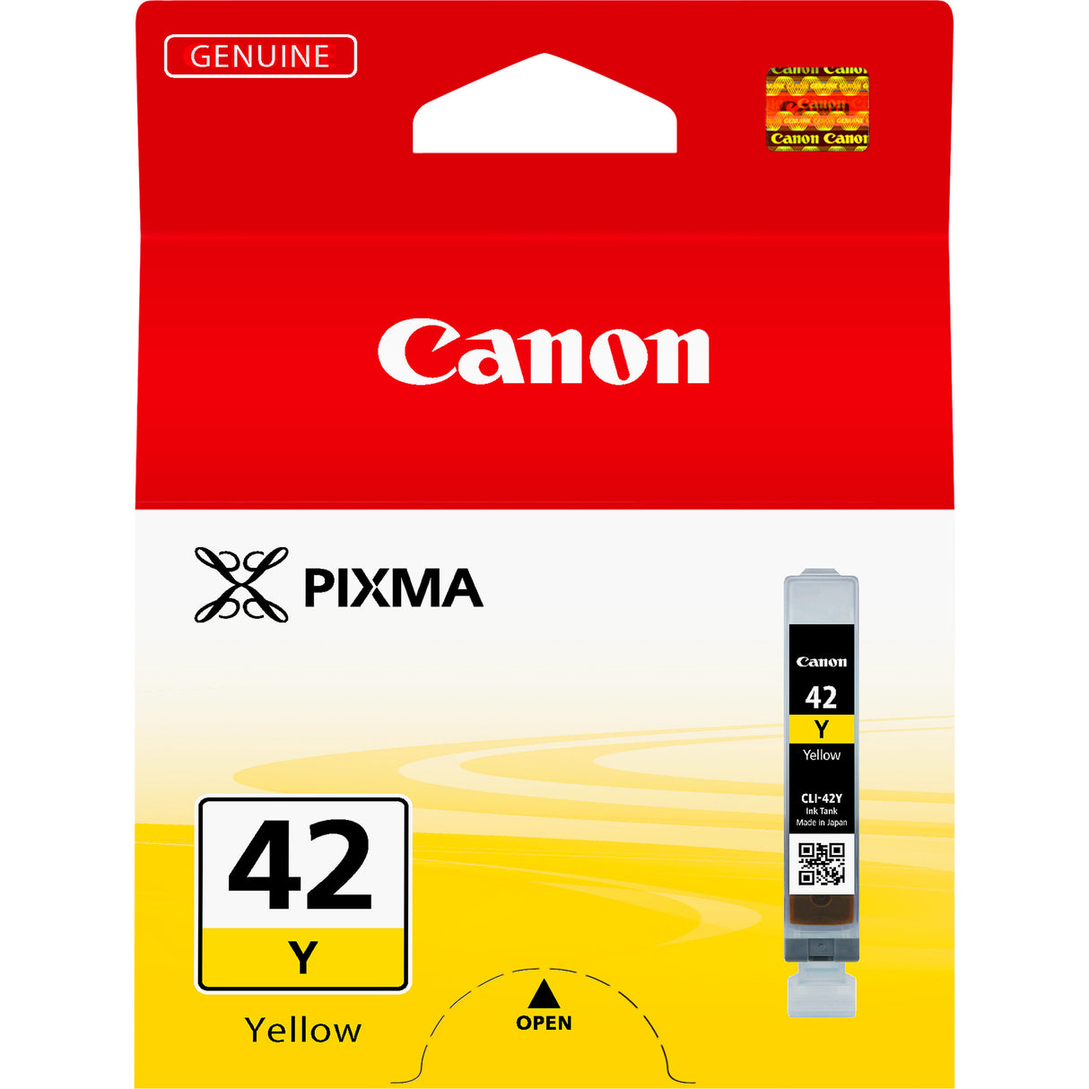 Canon 6387B001 blækpatron 1 stk Original Standard udbytte Gul
