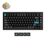 Keychron Q1 Ultra 8K tastatur Spil USB + RF Wireless + Bluetooth Sort