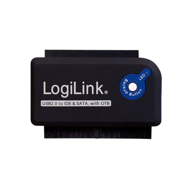 LogiLink Adapter USB 2.0 to 2,5 3,5 Zoll IDE SATA HDD OTB Lagringskontrol