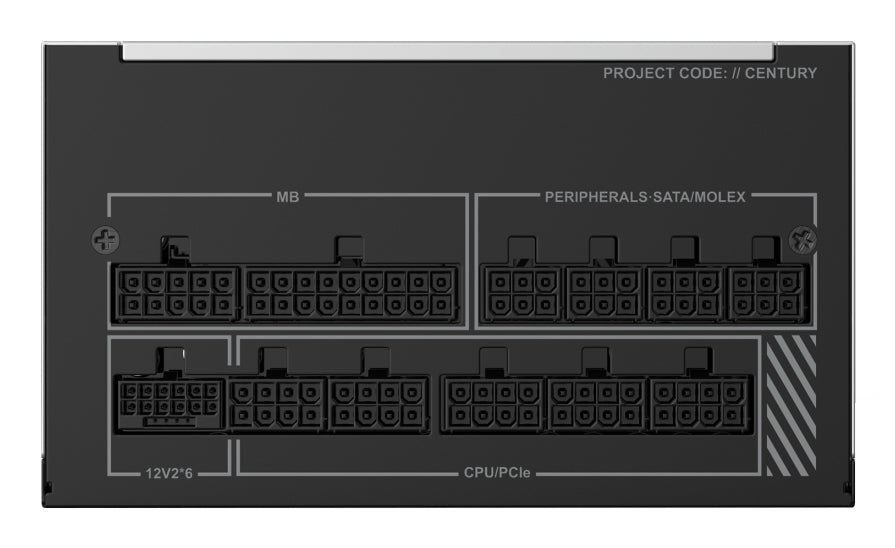 Montech CENTURY II 1050W enhed til strømforsyning 20+4 pin ATX ATX Sølv