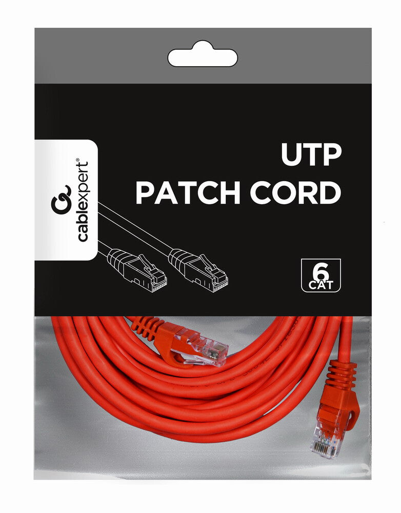 Gembird PP6U-5M netværkskabel Gul Cat6 U/UTP (UTP)