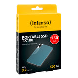 Intenso TX100-250GB External SSD ekstern harddisk
