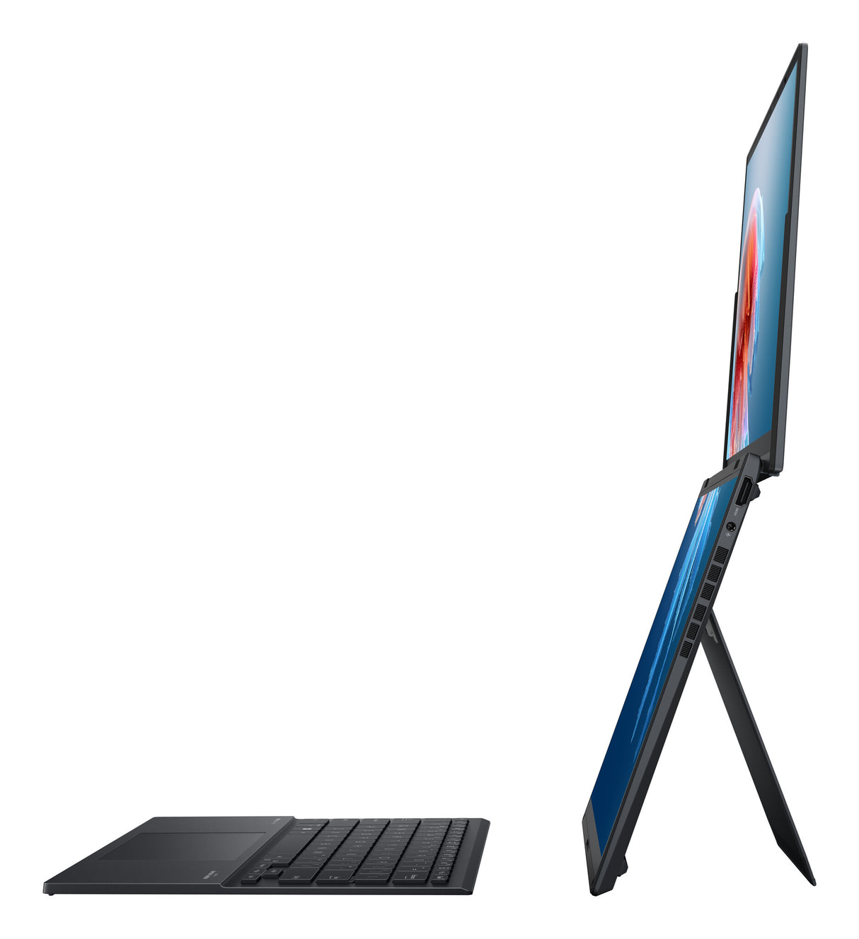 ASUS Zenbook Duo UX8406CA-PZ009W Intel Core Ultra 9 285H Hybrid (2-i-1) 35,6 cm (14") Berøringsskærm 3K 32 GB LPDDR5x-SDRAM 2 TB SSD Wi-Fi 7 (802.11be) Windows 11 Home Grå