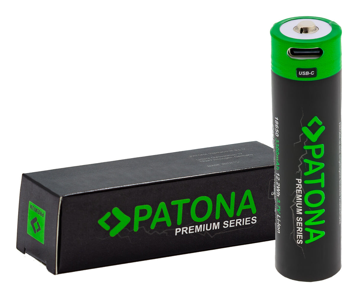 PATONA 6525 husholdningsbatteri Genopladeligt batteri 18650 Lithium-Ion (Li-Ion)