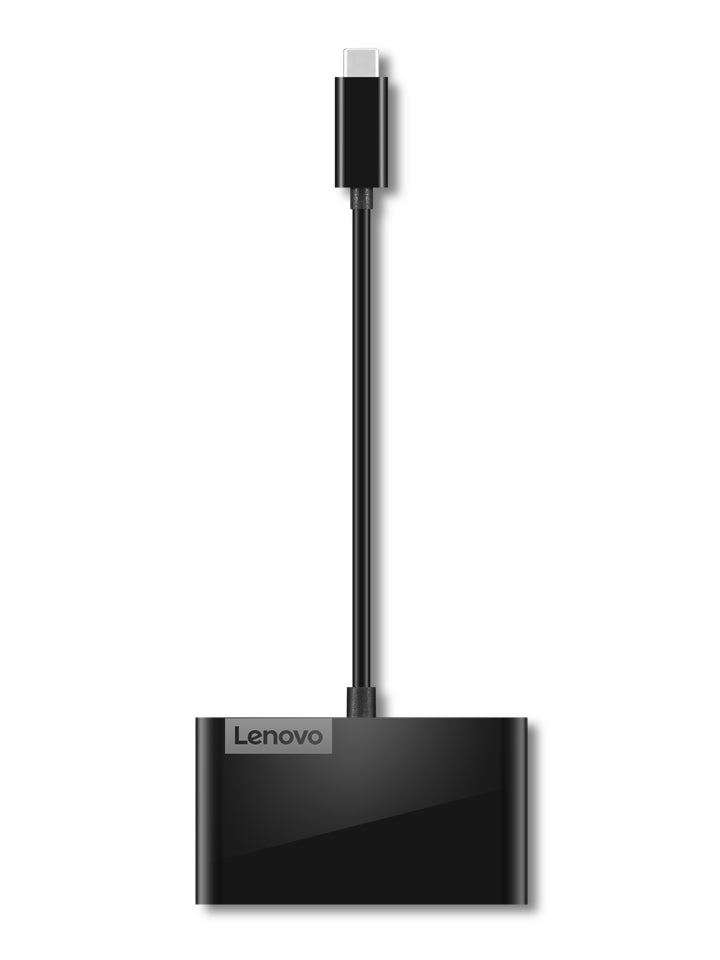 Lenovo GX91L84354 interface hub USB 3.2 Gen 1 (3.1 Gen 1) Type-C 625 Mbit/s Sort