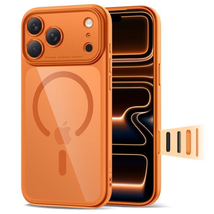 Tech-Protect 5906302333820 mobiltelefon etui 17,5 cm (6.9") Cover Orange, Transparent