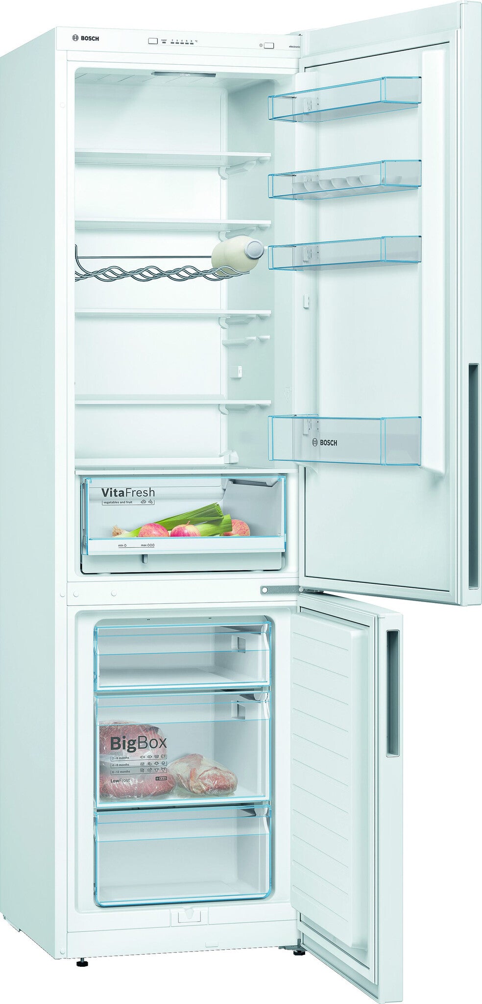 Bosch Serie 4 KGV39VWEA køle-/fryseskab Fritstående 343 L Hvid