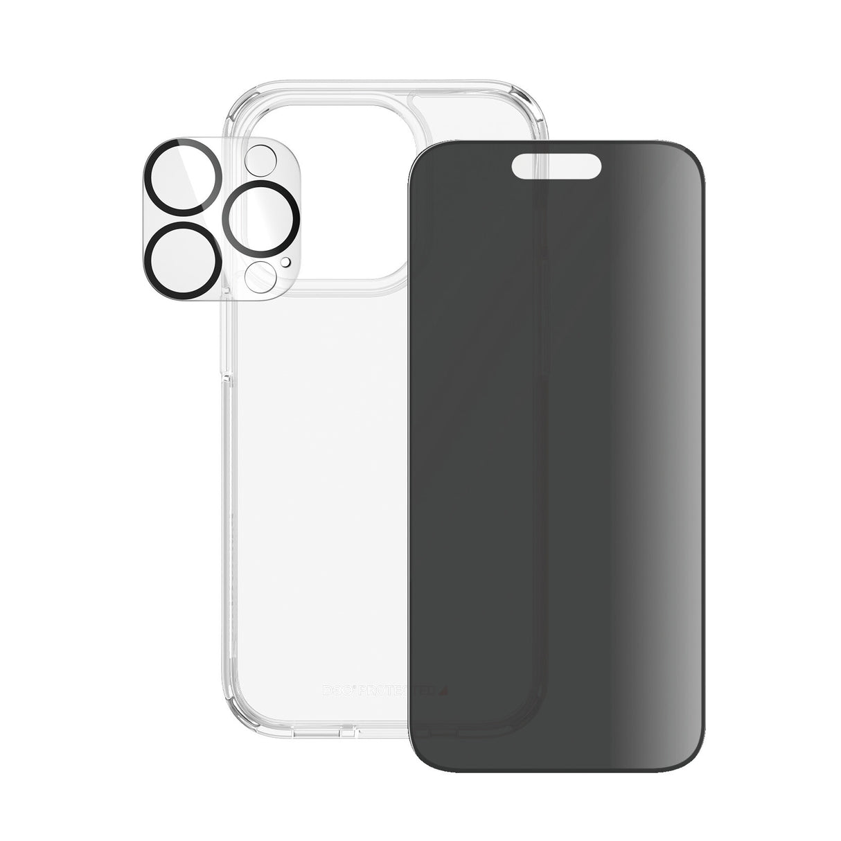 PanzerGlass ® 3-i-1 Privacy Pakke iPhone 15 Pro
