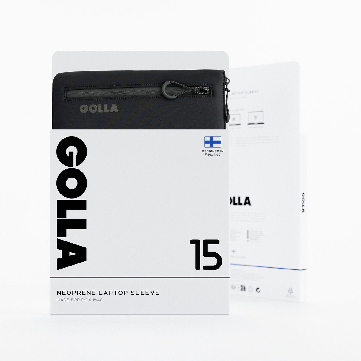 Golla 601652 taske og etui til laptop 38,1 cm (15") Sort