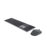 DELL KM7321W tastatur Mus inkluderet Kontor RF trådløs + Bluetooth QWERTY Nordisk Grå, Titanium