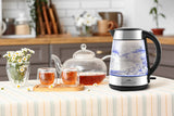 Eta Crystela II elkedel 1,7 L 2200 W Sort, Rustfrit stål, Transparent