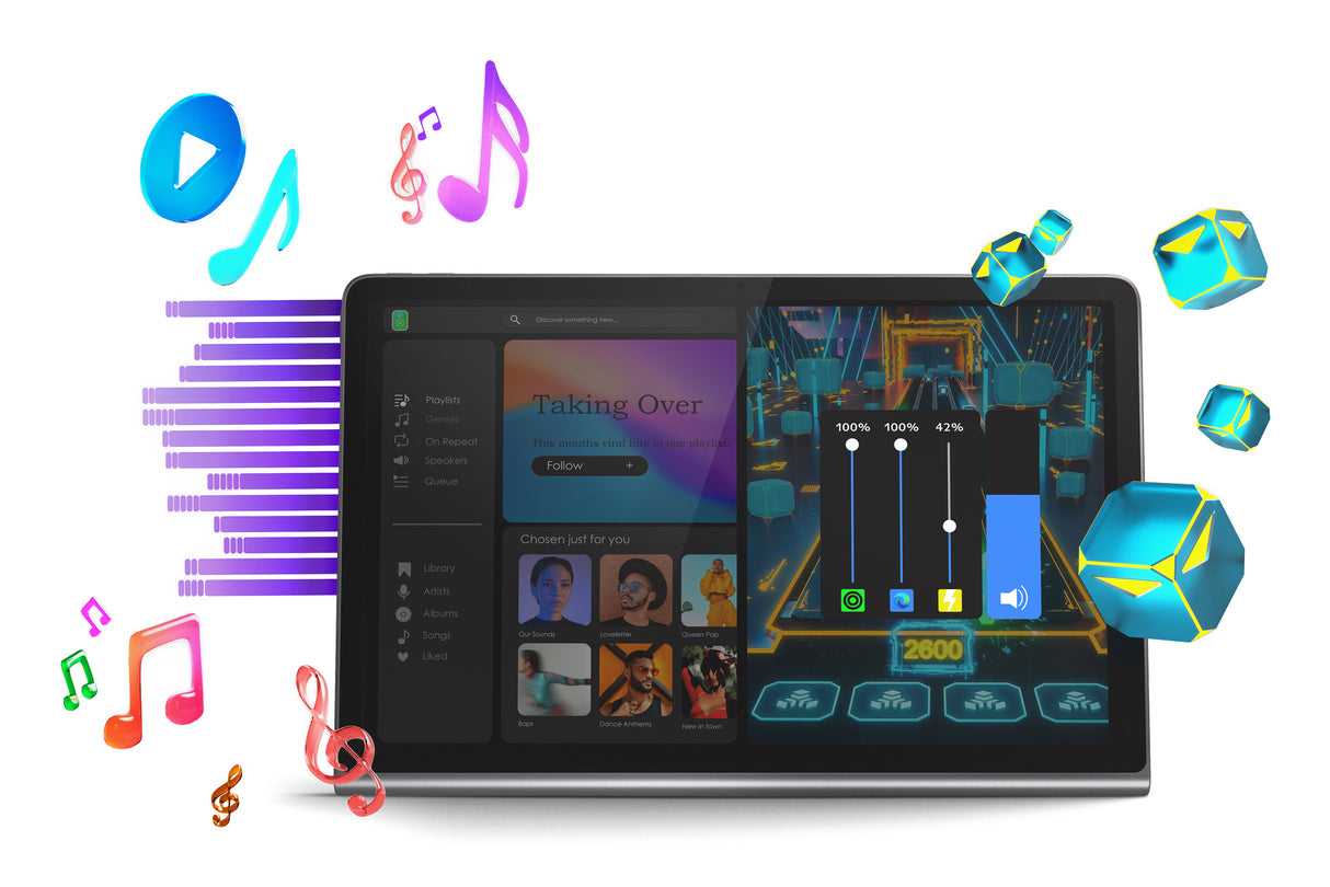 Lenovo Tab Plus Mediatek 128 GB 29,2 cm (11.5") 8 GB Wi-Fi 5 (802.11ac) Android 14 Grå