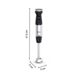Tefal Quickchef+ HB67G830 blender 0,8 L Nedsænkning blender 1000 W Sort, Rustfrit stål