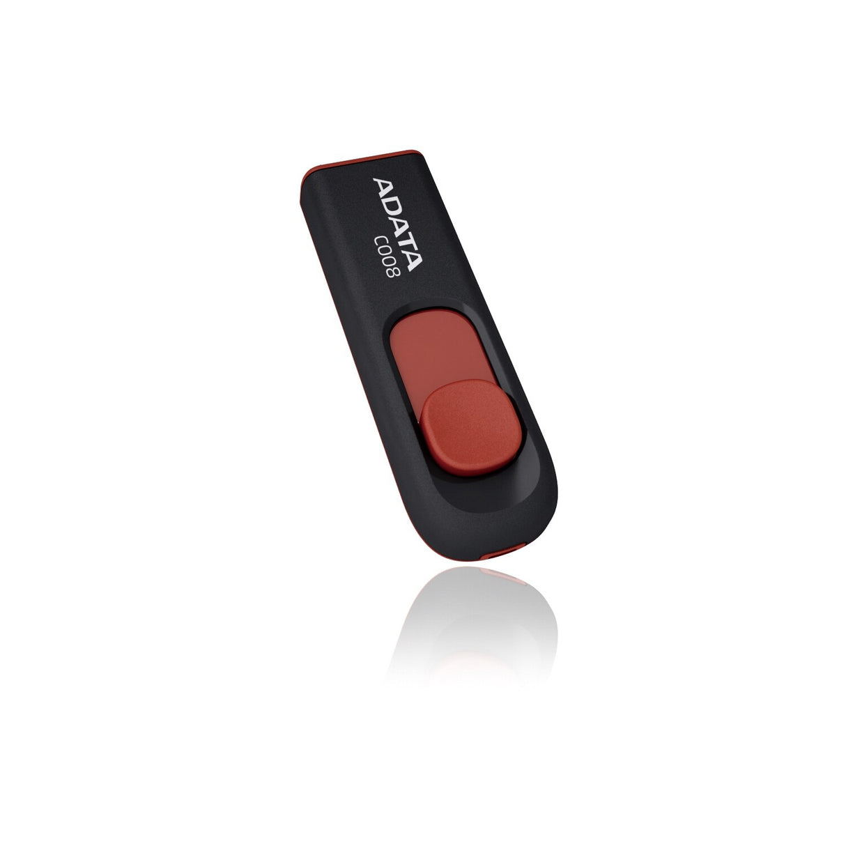 ADATA C008 USB-nøgle 16 GB USB Type-A 2.0 Sort, Rød