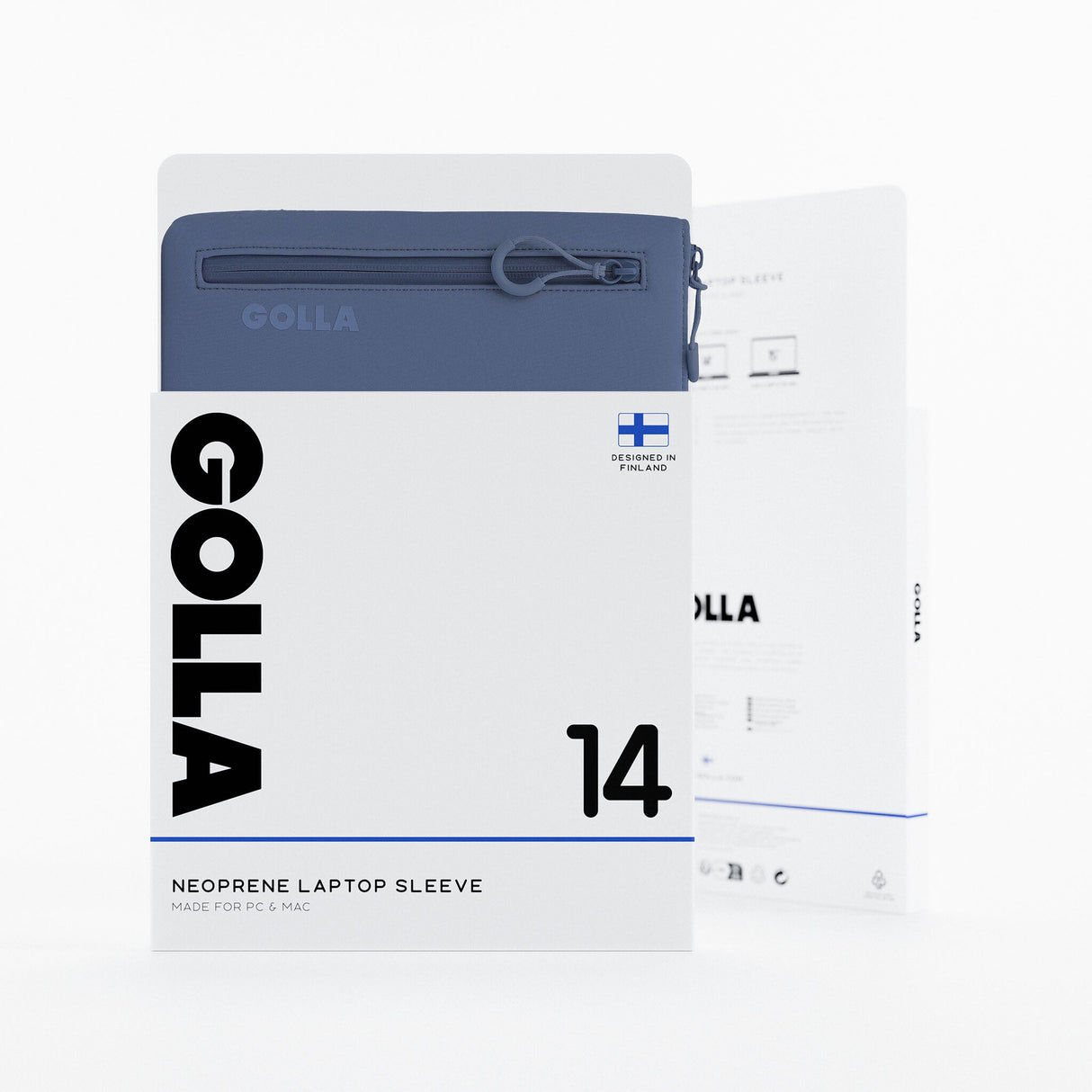 Golla 601654 taske og etui til laptop 35,6 cm (14") Blå