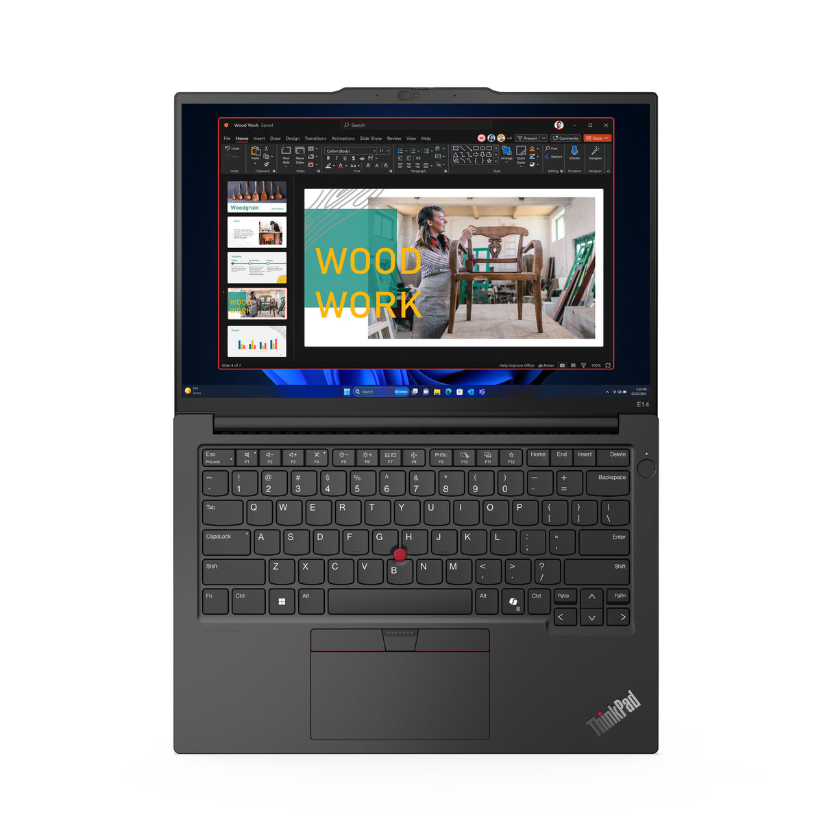 Lenovo ThinkPad E14 Gen 6 (Intel) Intel Core Ultra 7 155H Laptop 35,6 cm (14") WUXGA 16 GB DDR5-SDRAM 512 GB SSD Wi-Fi 6E (802.11ax) Windows 11 Pro Nordisk Sort